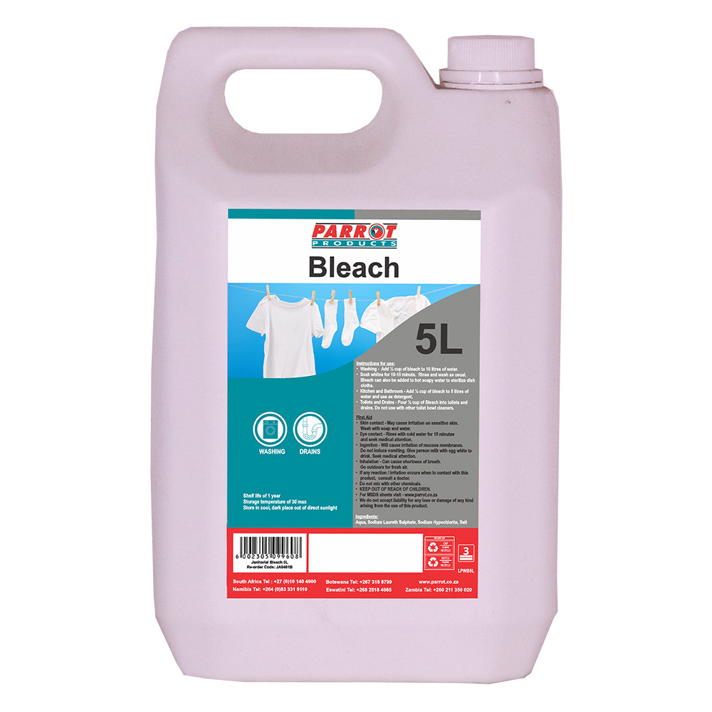 Janitorial Bleach 3% 5 Litre