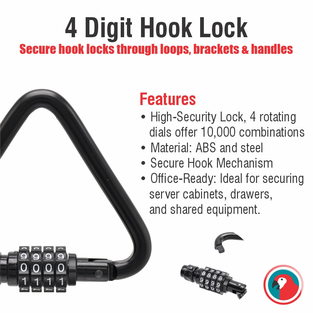 Hook Lock Four Digit