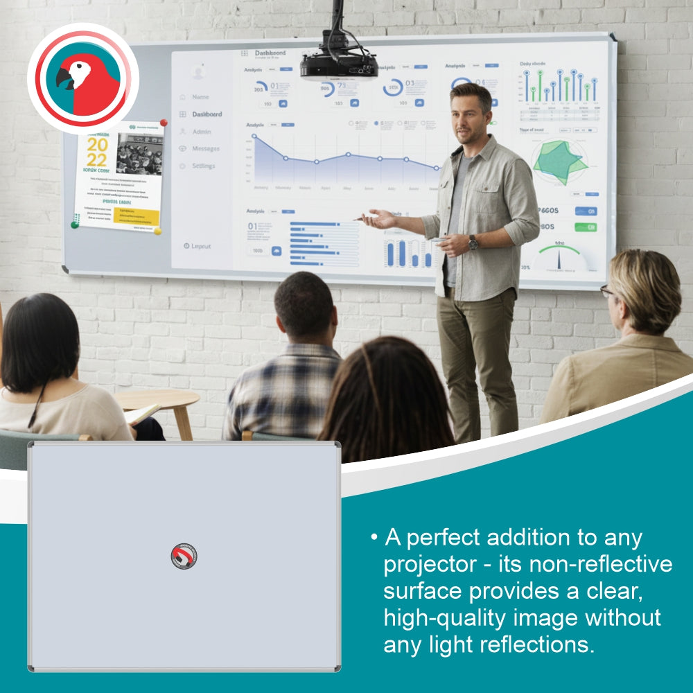 NON-REFLECTIVE MAGNETIC BOARD 3000*1200mm