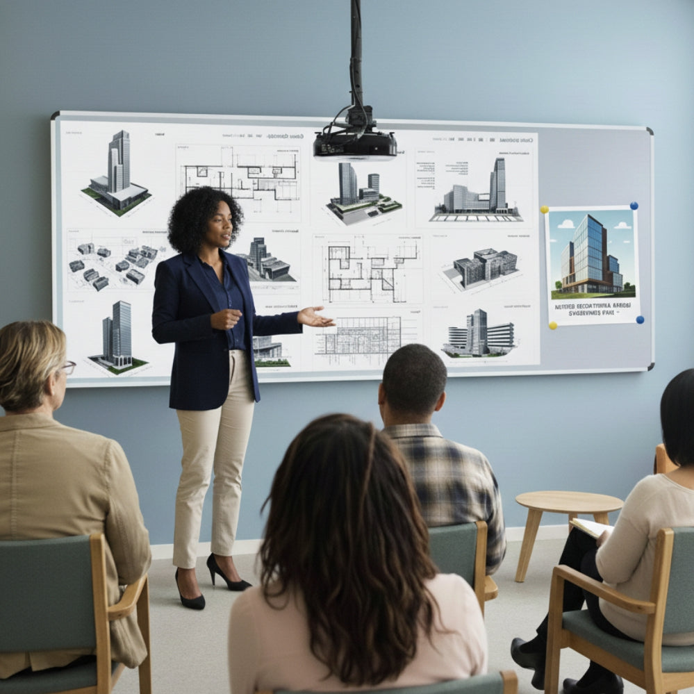 NON-REFLECTIVE MAGNETIC BOARD 3000*1200mm