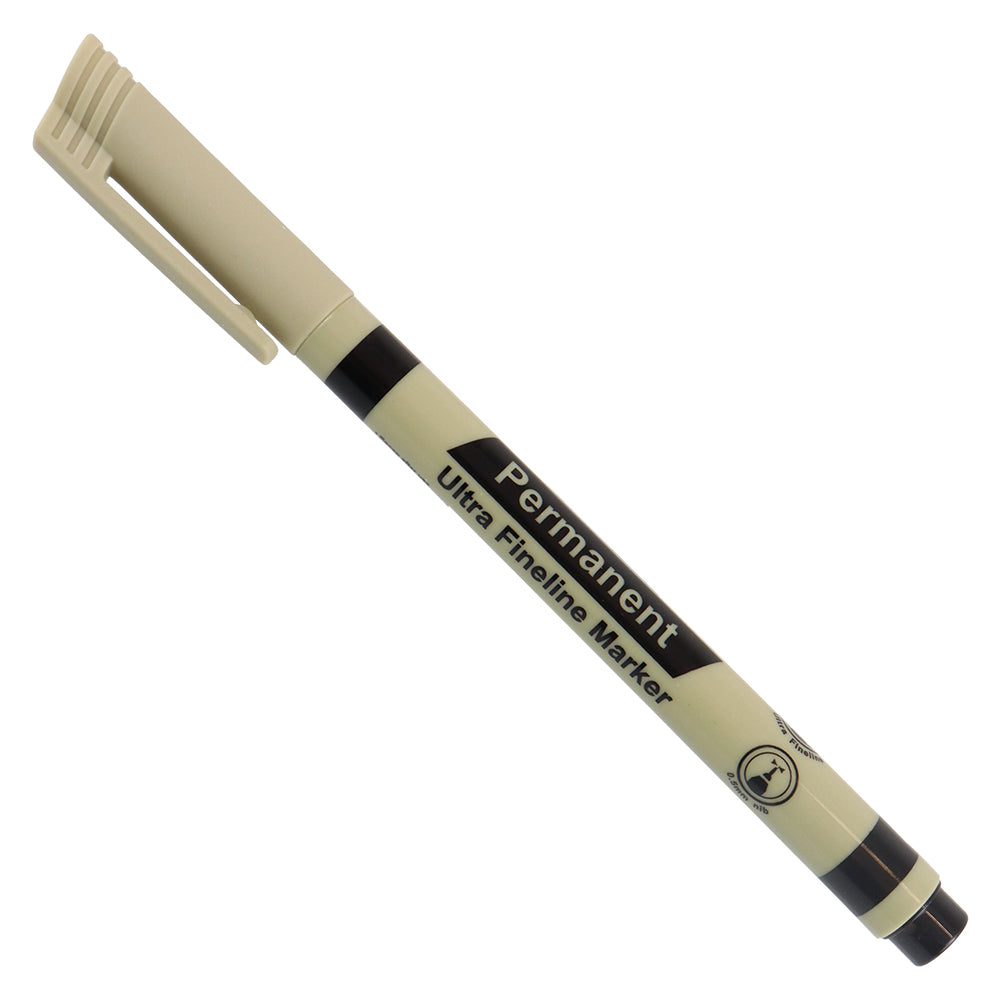 Permanent Marker Ultra Fine line (Black - Carded)