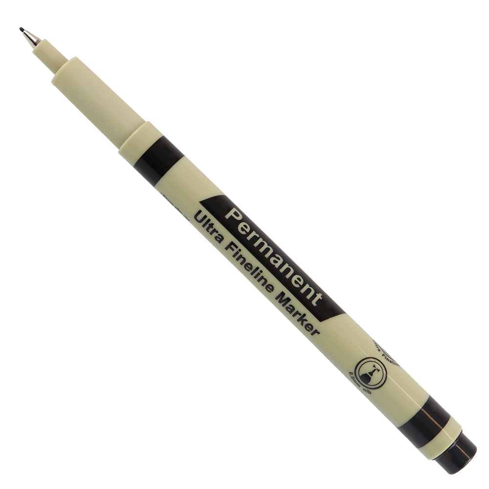 Permanent Marker Ultra Fine line (Black - Carded)