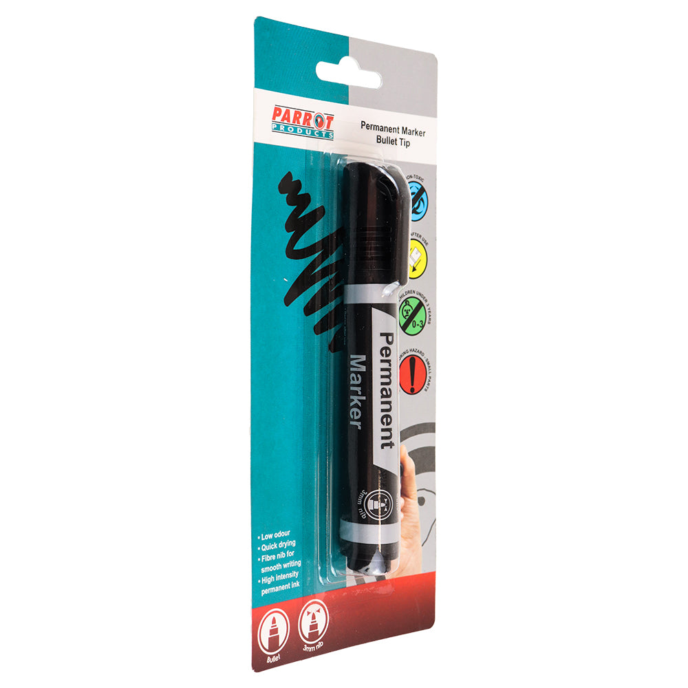 Permanent Marker (Bullet Tip - Carded - Black)