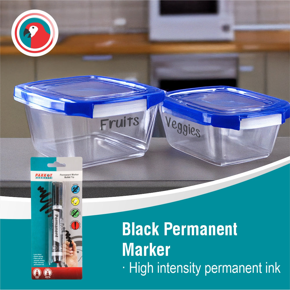 Permanent Marker (Bullet Tip - Carded - Black)