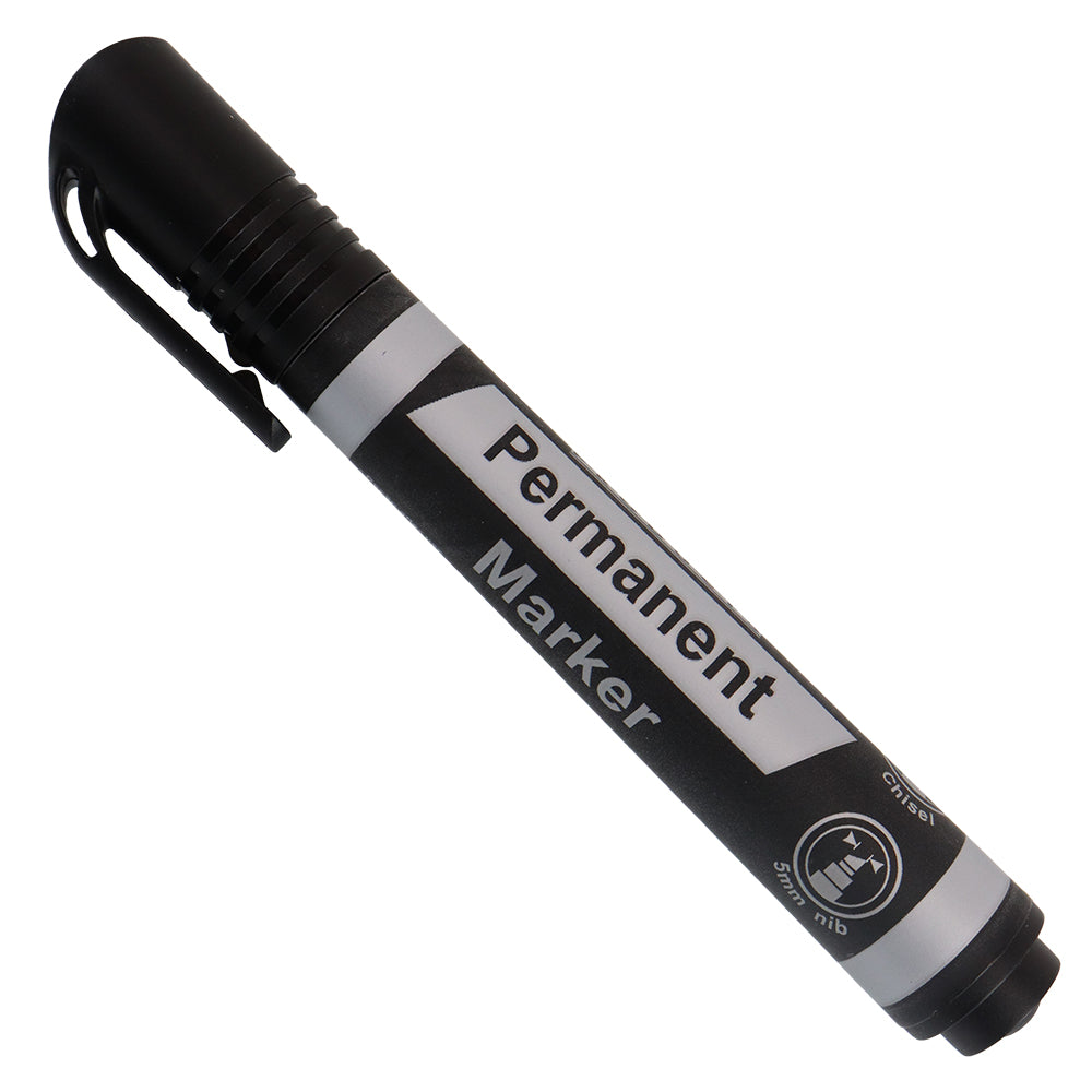 Permanent Marker Chisel Tip (Black)