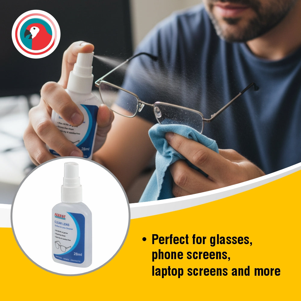 Cleaning Fluid Clear Lens 28ml Uncarded Box Of 6