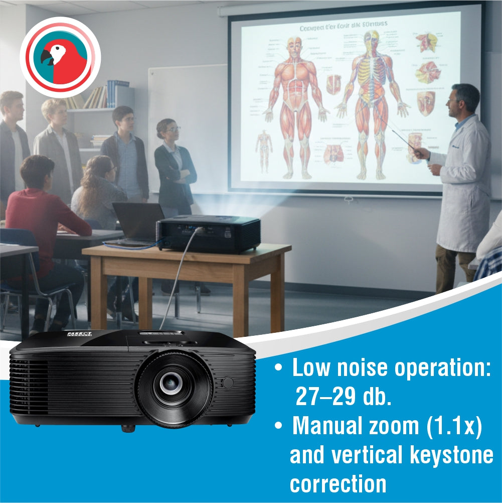 PROJECTOR DLP SVGA 4000 ANSI LUMENS LONG THROW