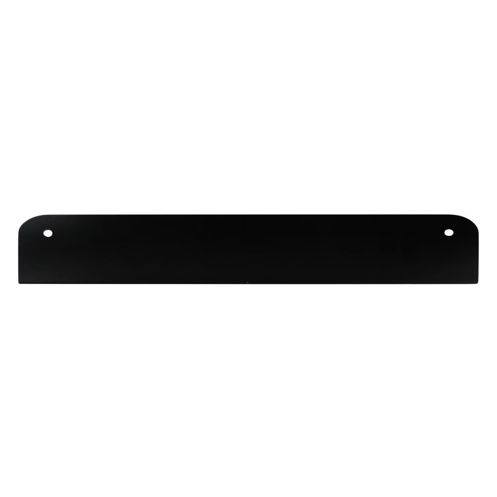 Slatted Panel Steel Shelf 1200mm Black Architectural Wall Shelf