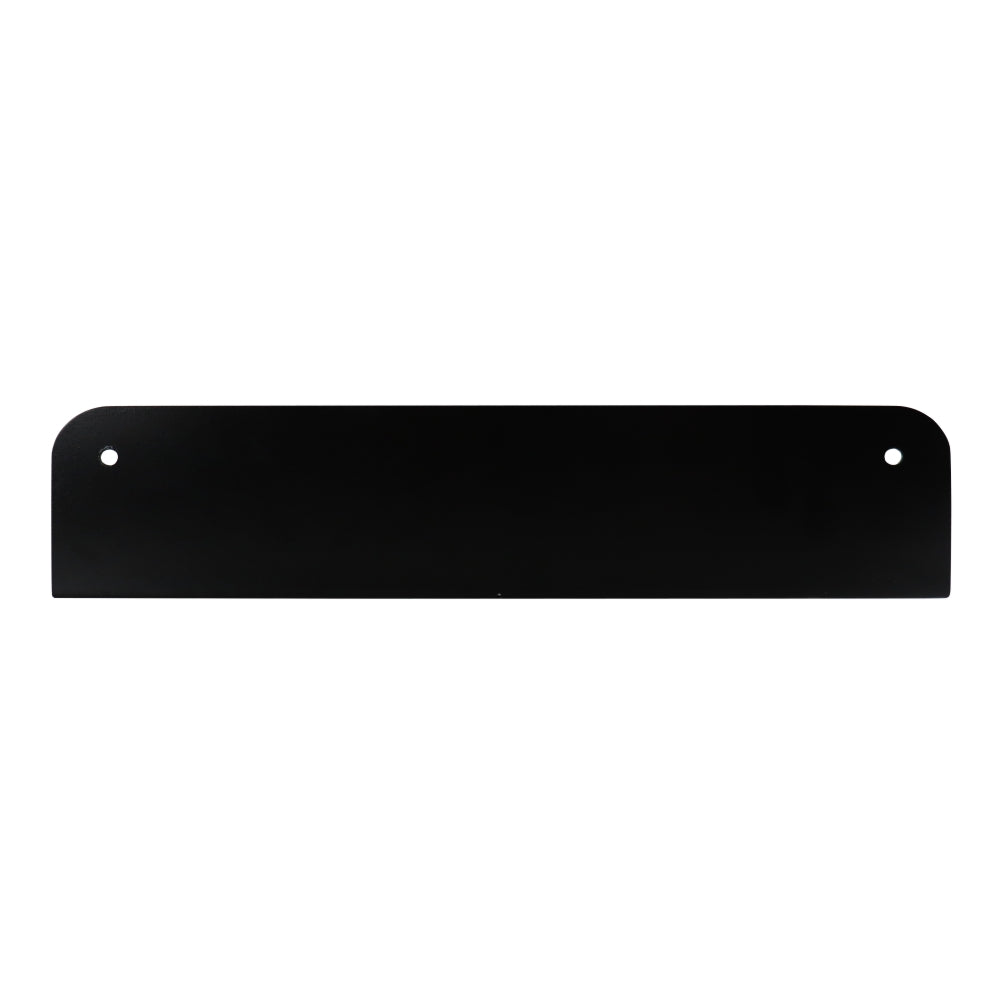 Slatted Panel Steel Shelf 600mm Black Wall Display Shelf