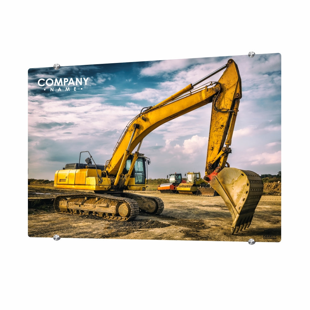 Glass Board Designer Series Magnetic Custom Printed (900x900mm)