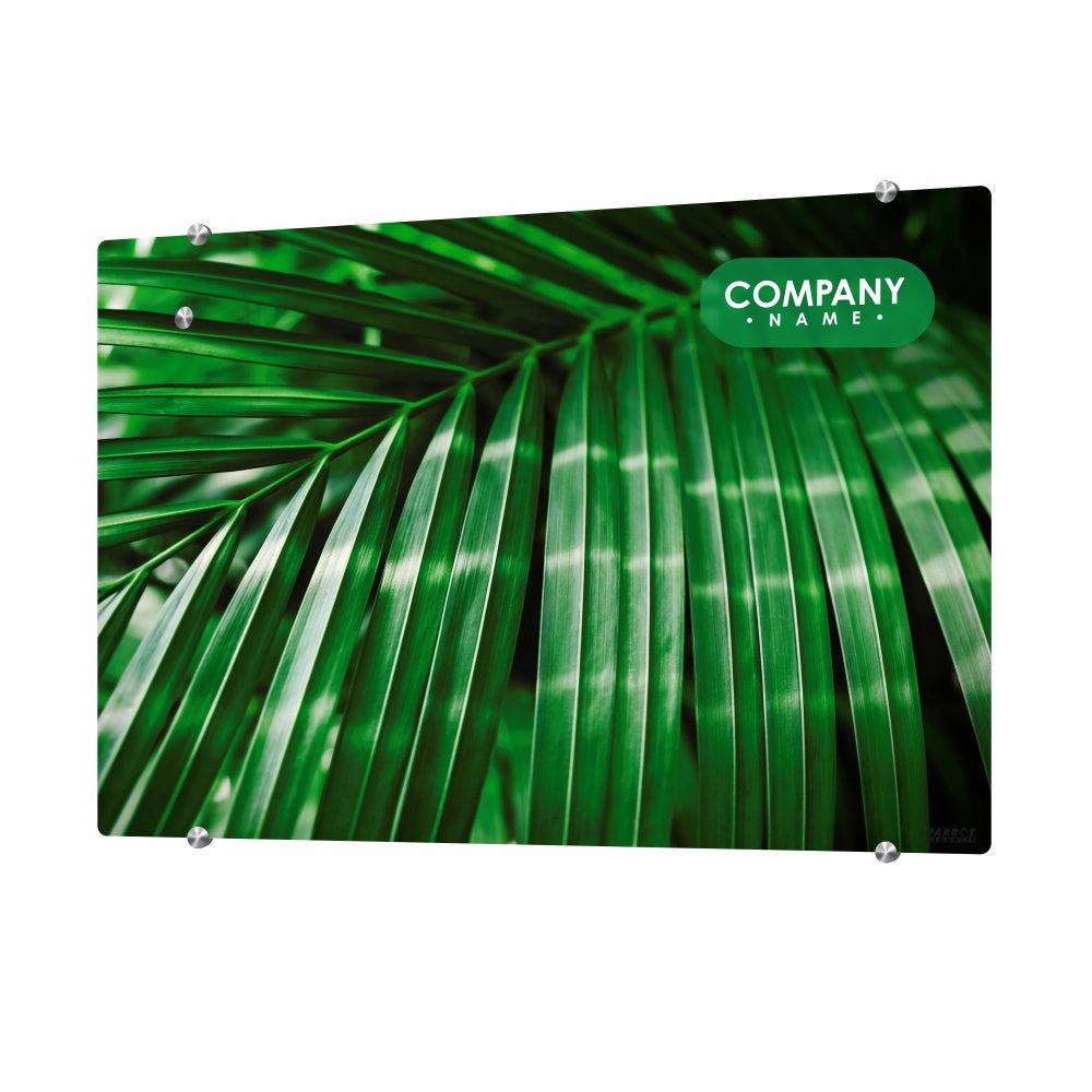 Glass Whiteboard Non-Magnetic Printed (1200x900mm)