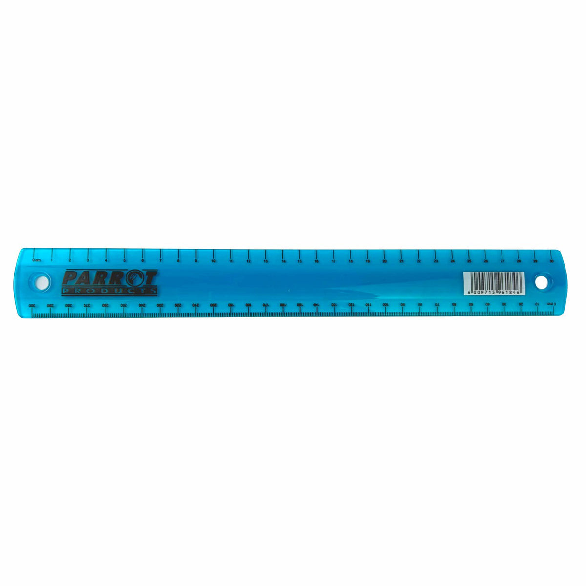 Plastic Ruler 30cm Blue Metric Measuring Ruler