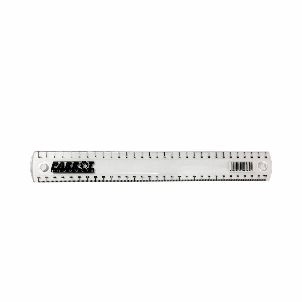 Plastic Ruler 30cm Clear Metric Measuring Ruler
