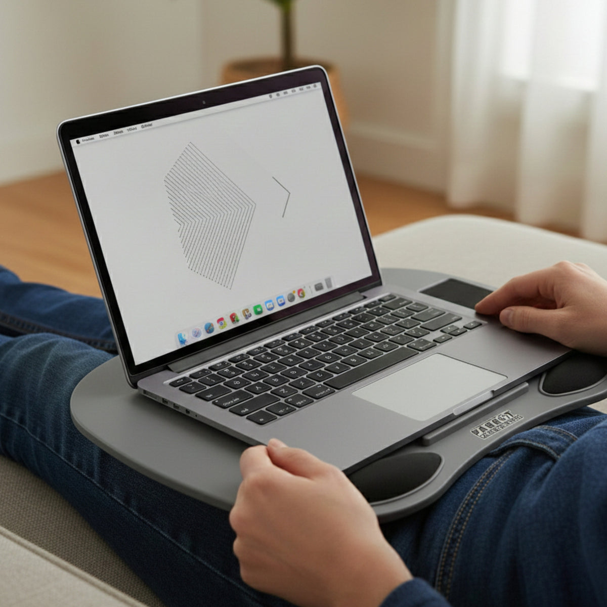Tablet Lap Tray (450*325mm - Grey)