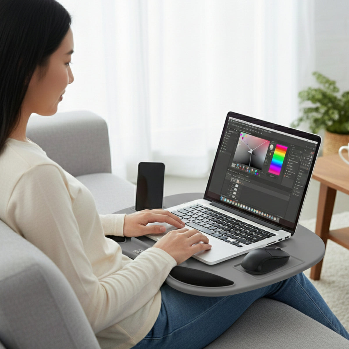 Tablet Lap Tray (450*325mm - Grey)