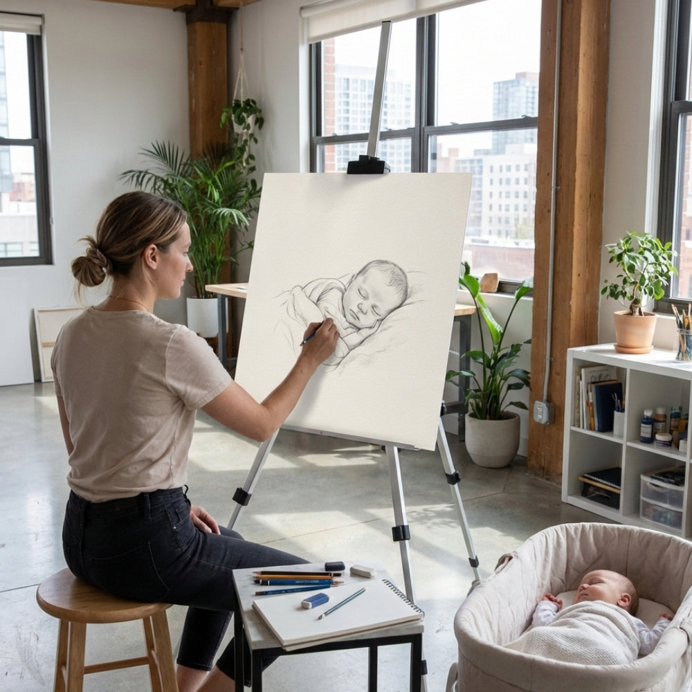 Adjustable Aluminium Easel