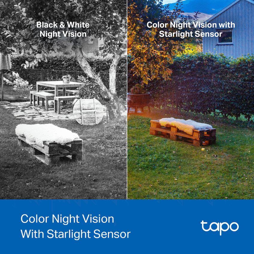 TP-Link Tapo C425 (2-Pack) 4MP 2K QHD Battery Wire-Free Outdoor Security Camera