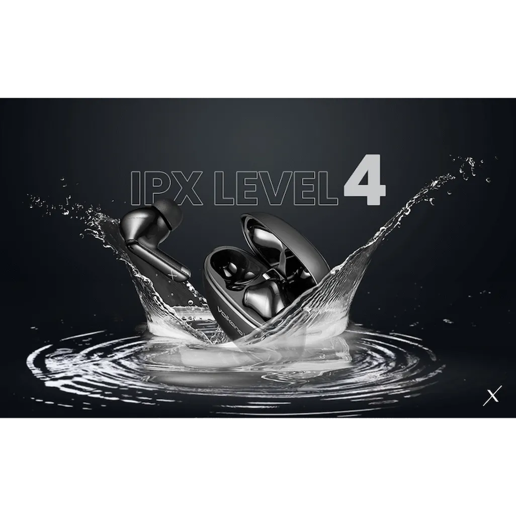 VolkanoX VXT200S Hybrid ANC TWS Earphones - Black