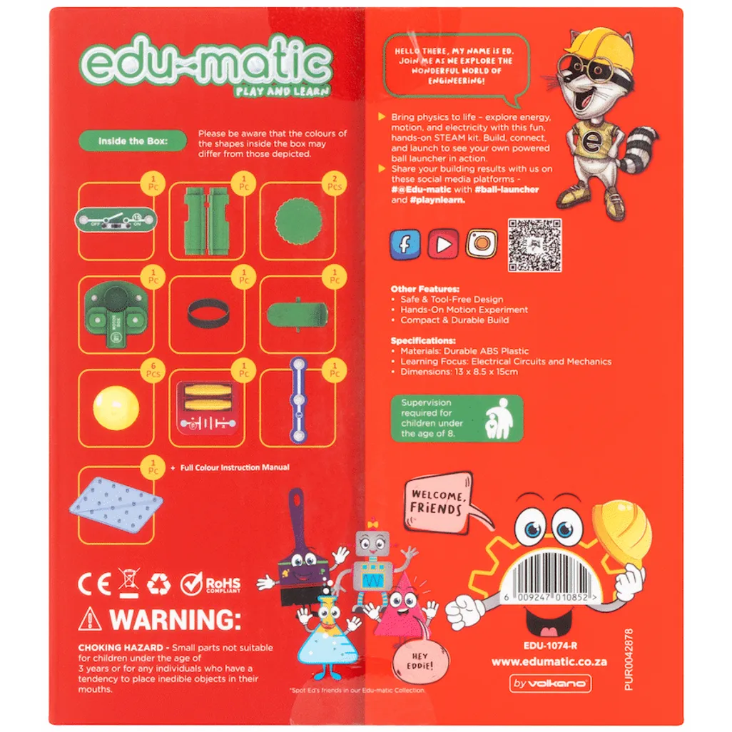 Edu-matic Volt Lab Ball Launcher Circuit