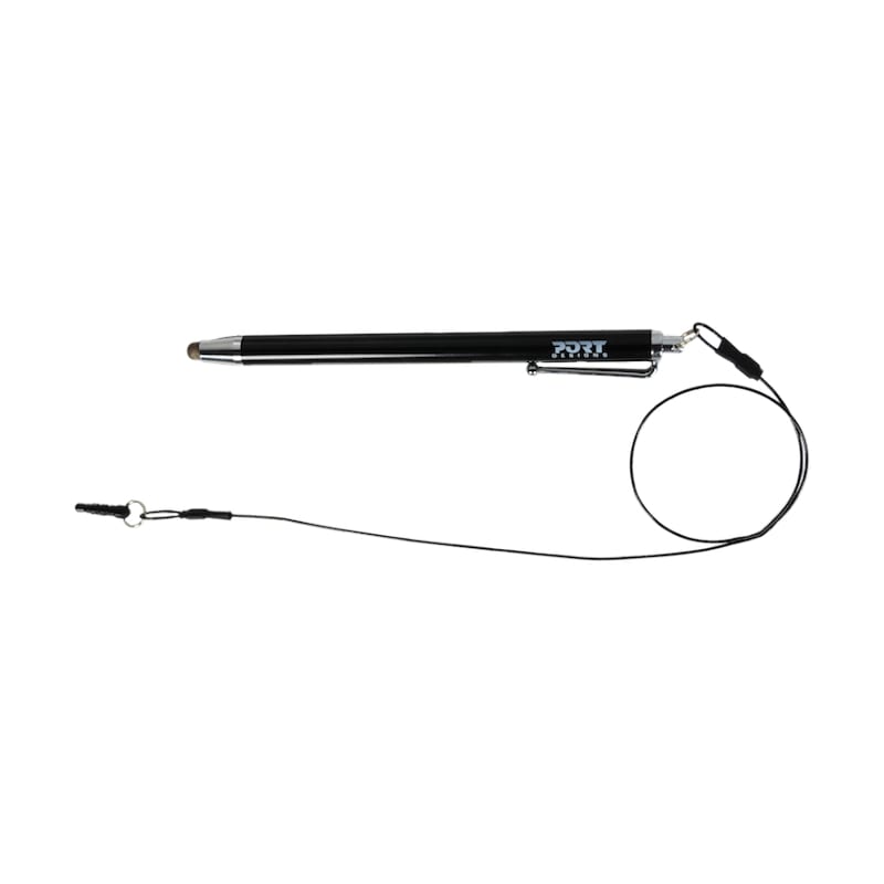Port Black 40cm Cable Stylus