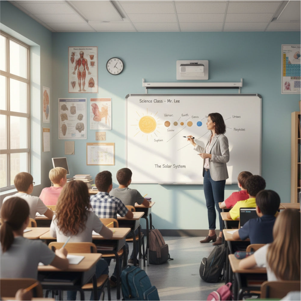 Parrot Products Whiteboard 1000*1000mm (Magnetic)
