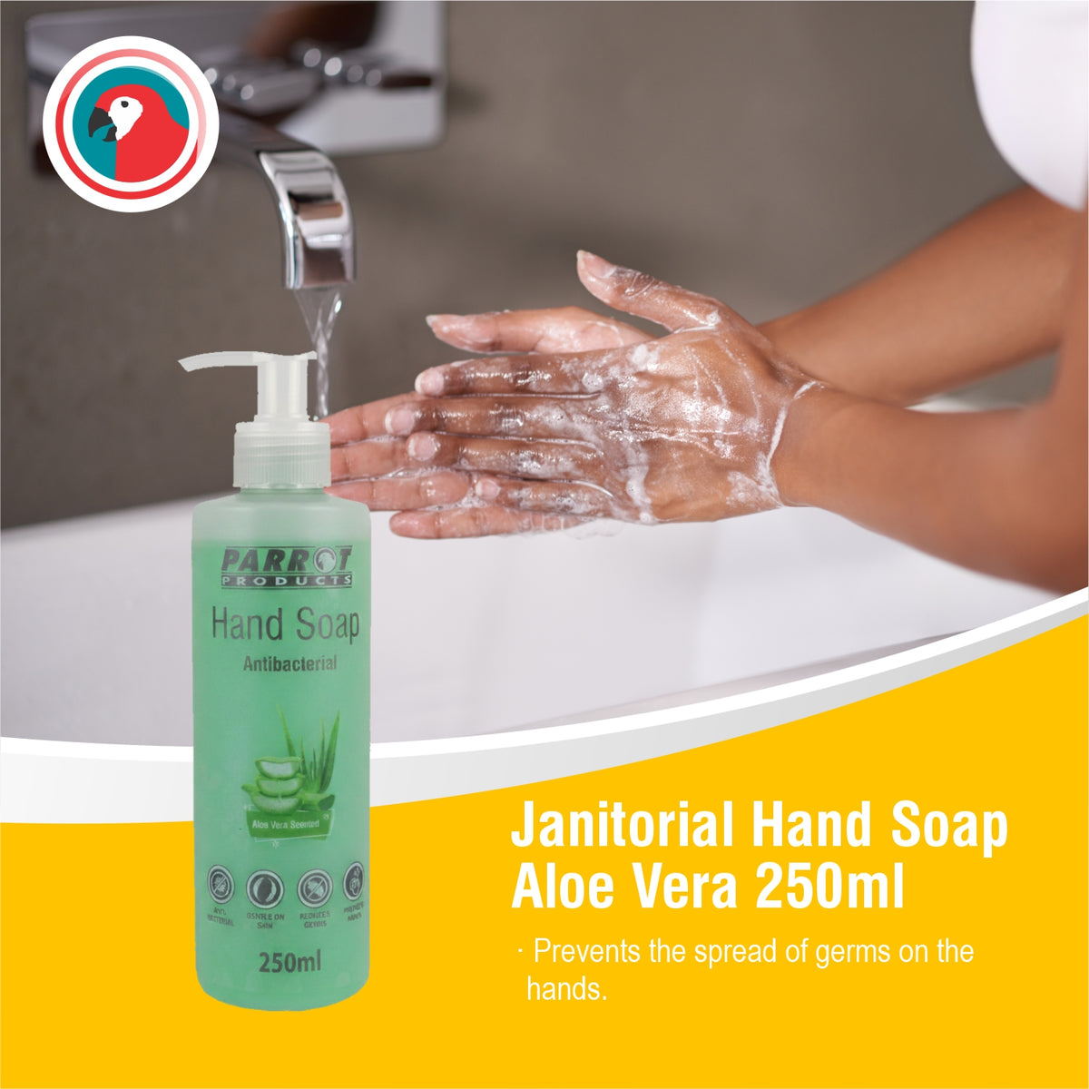 JANITORIAL HAND SOAP ALOE VERA 250ML BOX OF 6