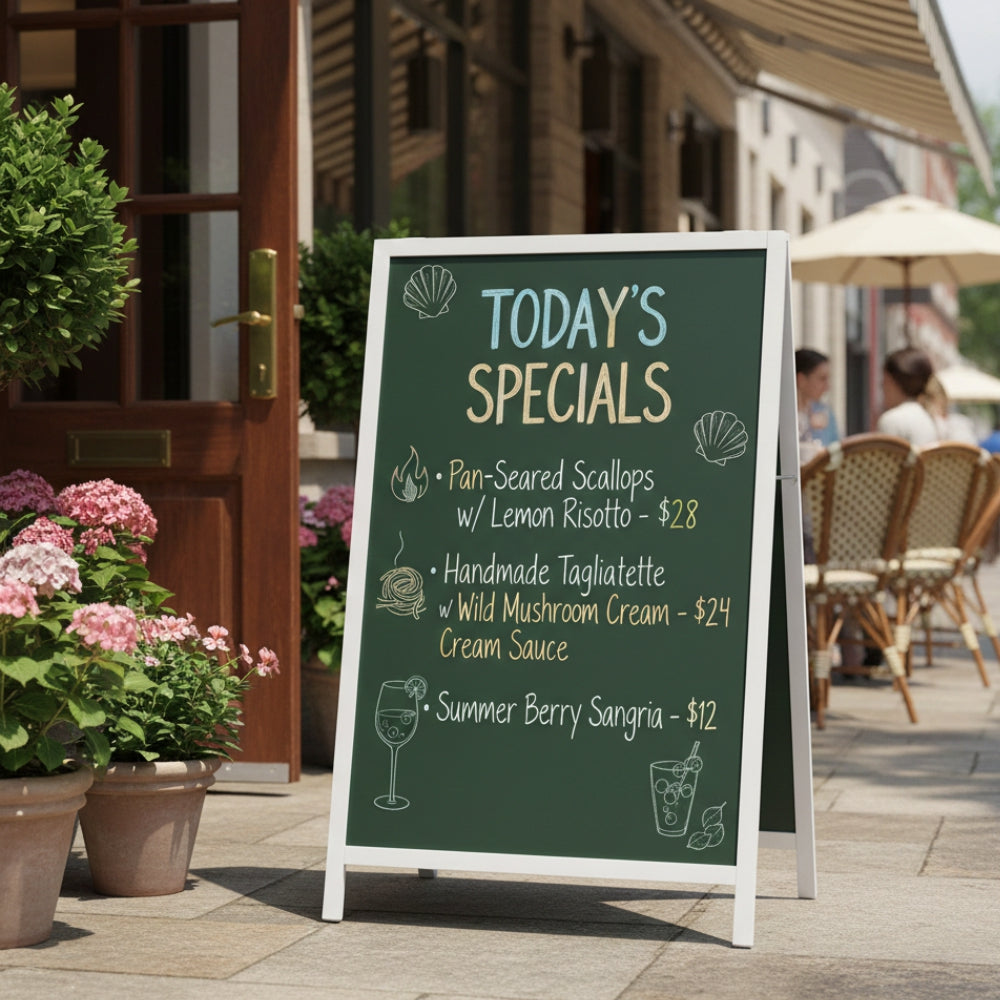 A-Frame Chalk Board (Steel Frame 900*600mm)