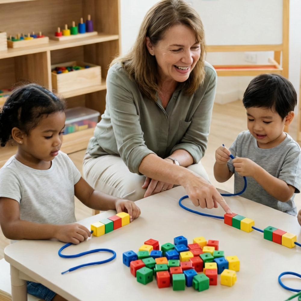 Counting Cubes 100 Piece Set Educational Maths & Sorting Cubes