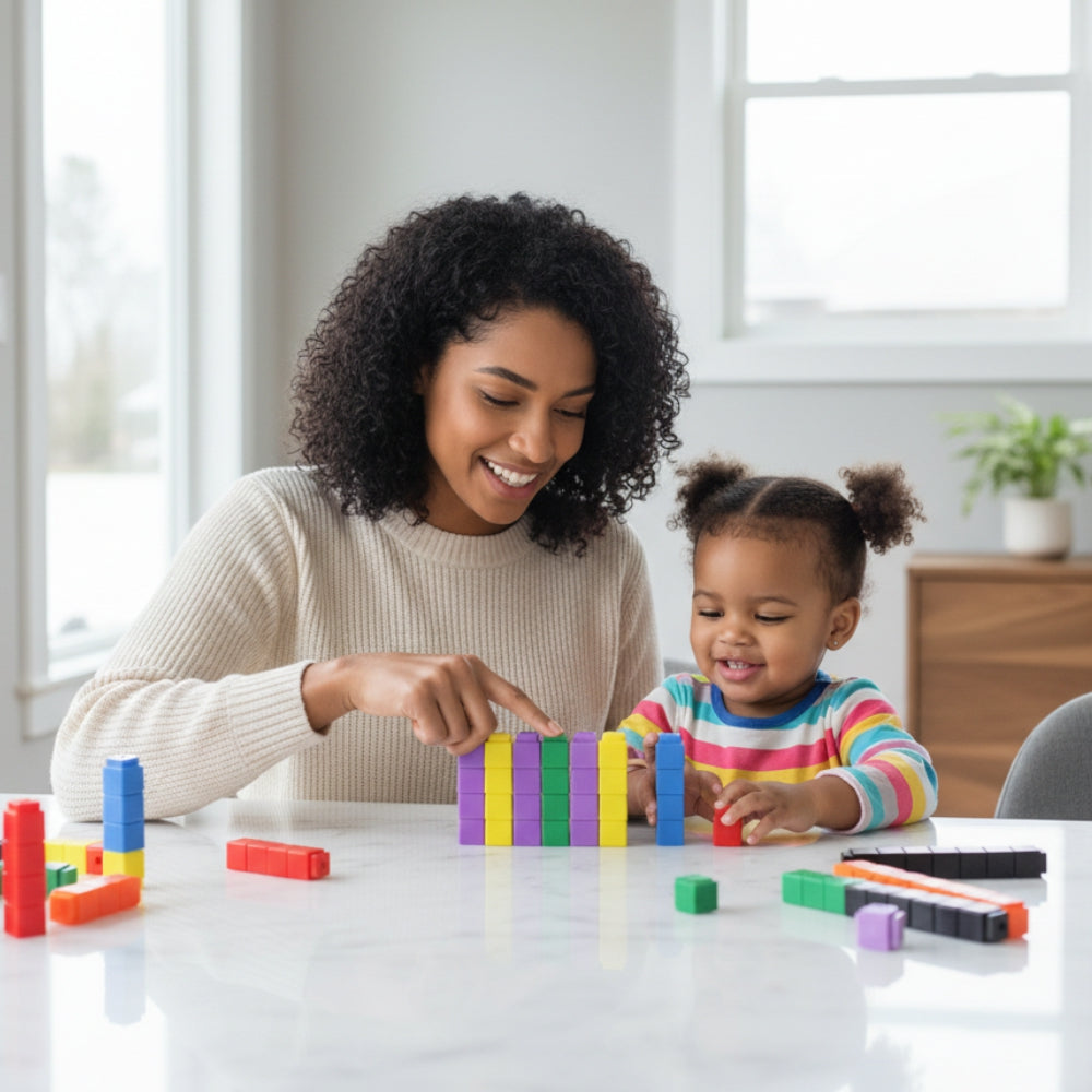 Counting Cubes 100 Piece Set Educational Maths & Sorting Cubes