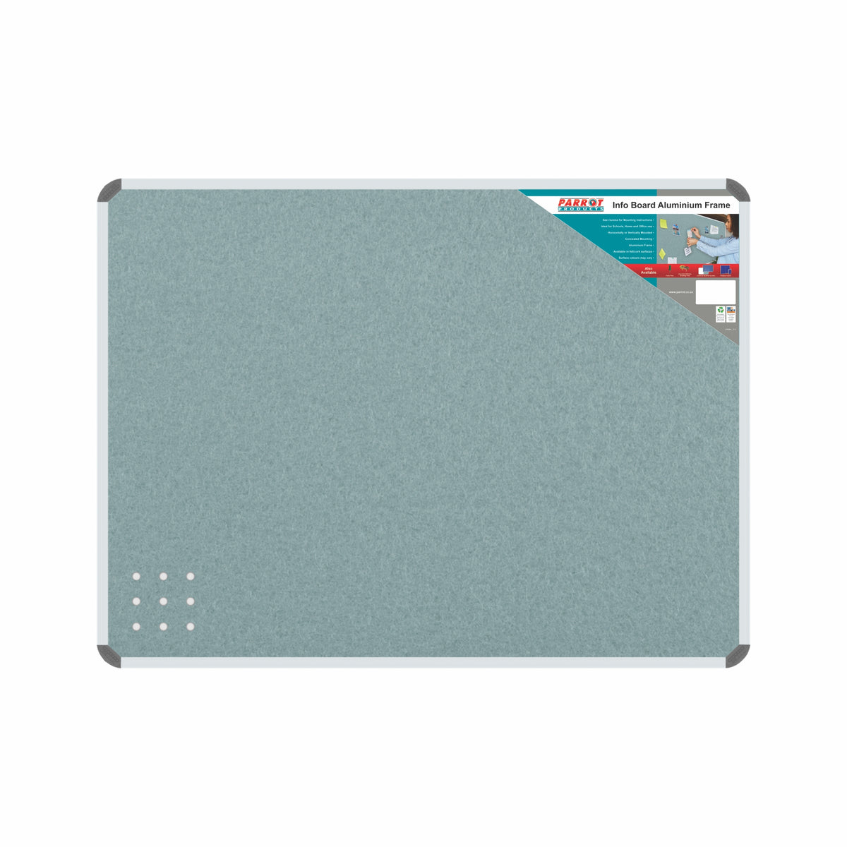 Info Board (Aluminium Frame - 1200*900mm - Grey)