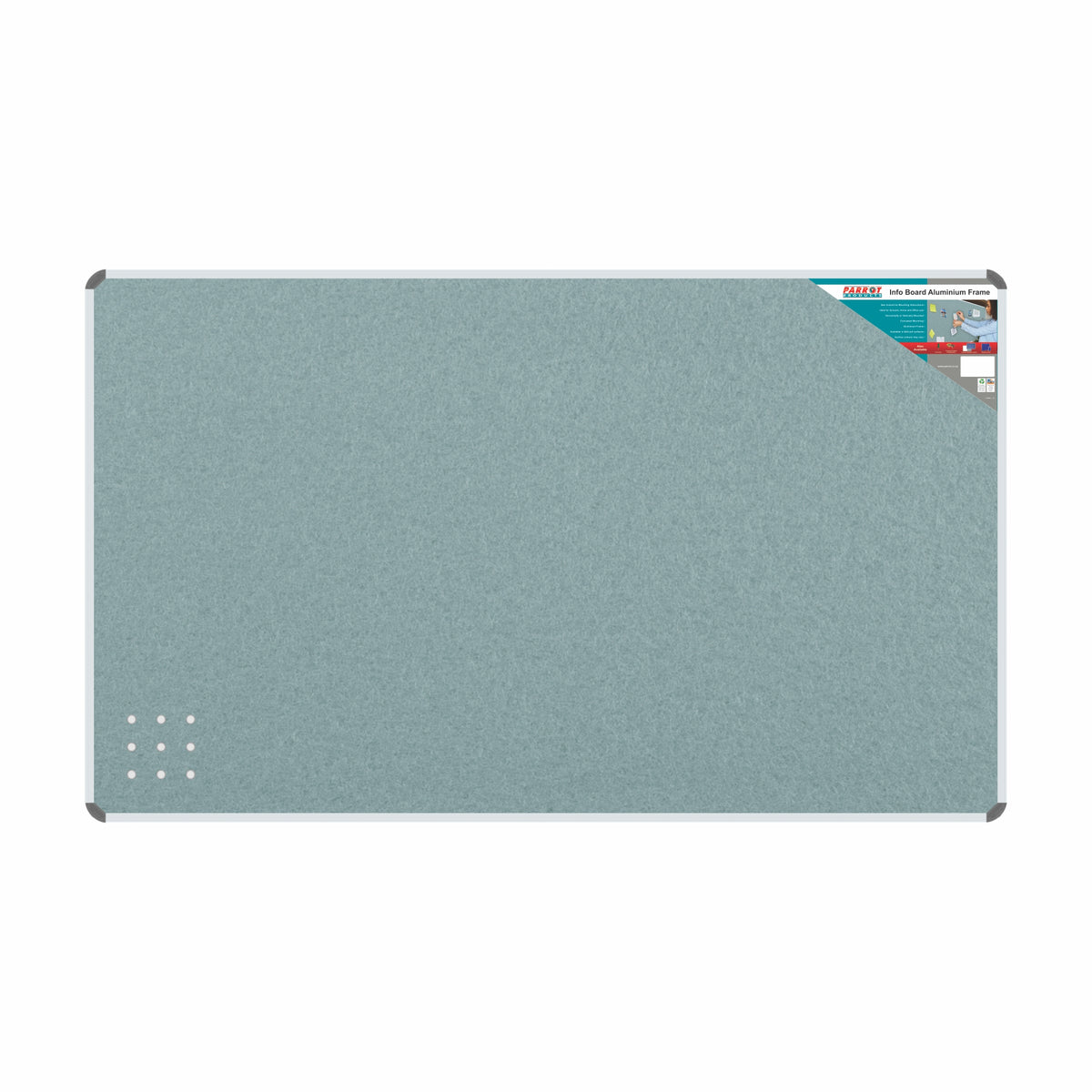 Info Board (Aluminium Frame - 1500*900mm - Grey)