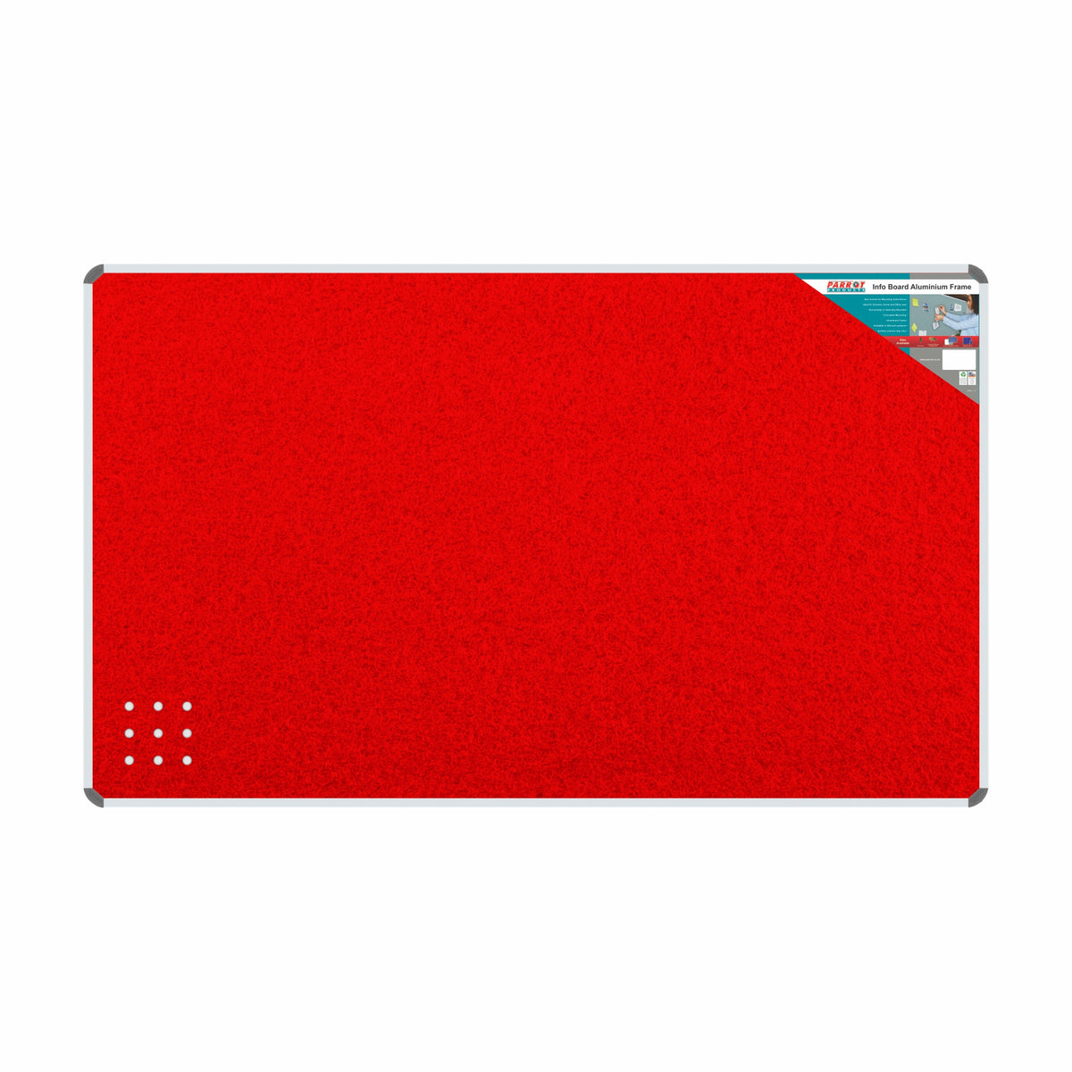Info Board (Aluminium Frame - 3000*1200mm - Red)