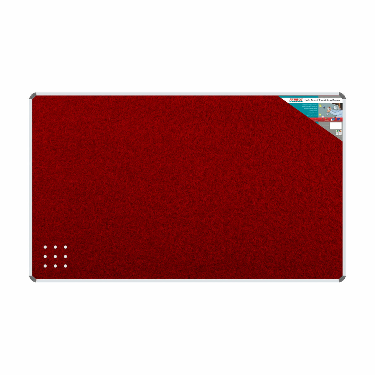 Info Board (Aluminium Frame - 3000*1200mm - Burgandy)
