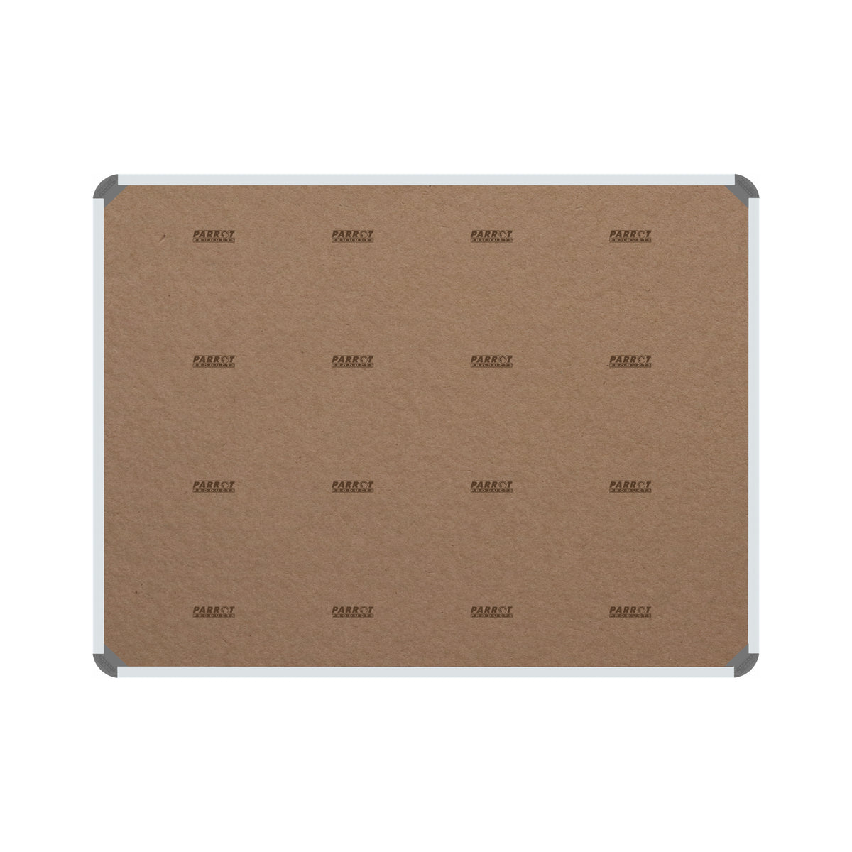 Bulletin Board Ribbed Aluminium Frame (1200x1200mm - Denim)