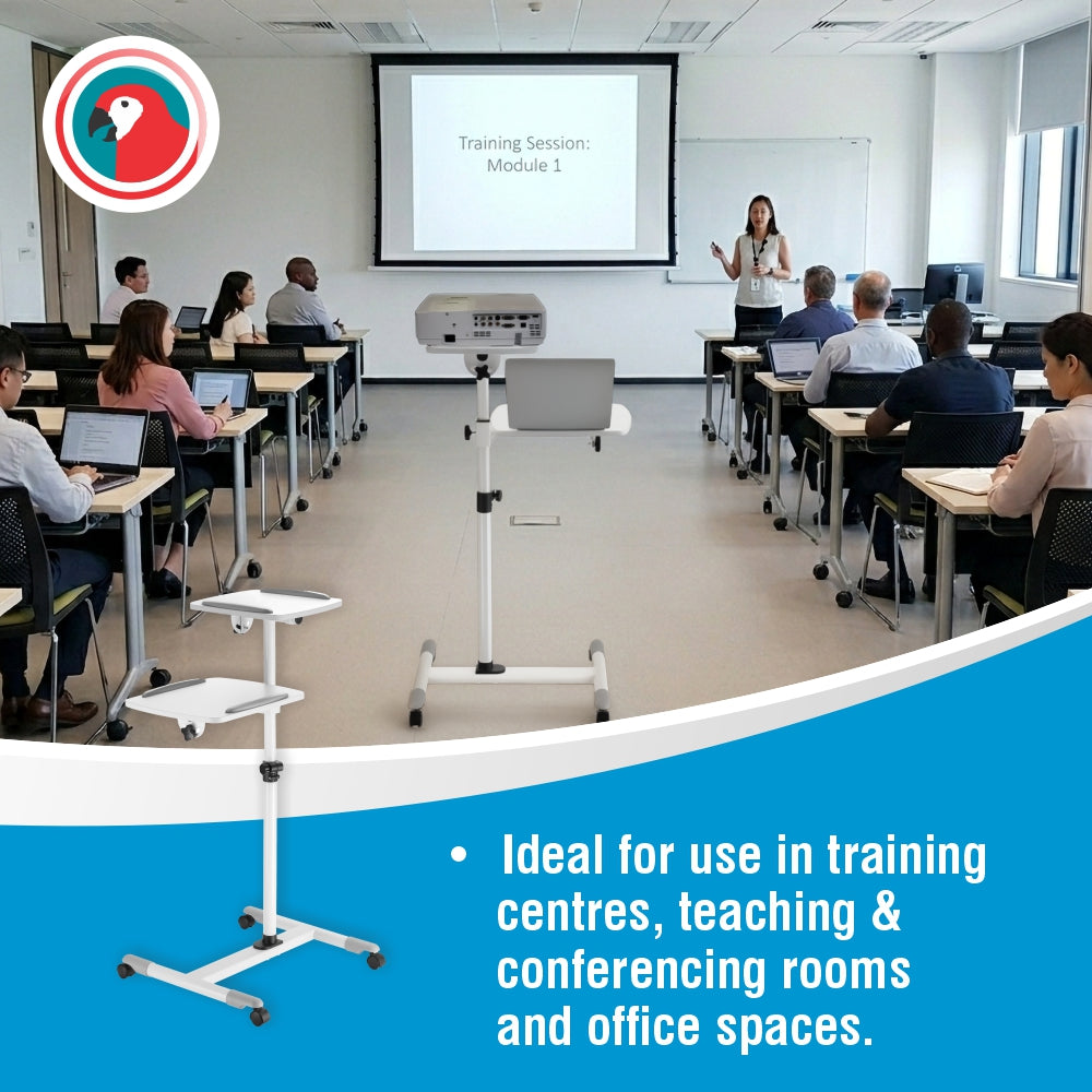 Data Projector and Laptop Trolley (1000*880*620mm - Steel)