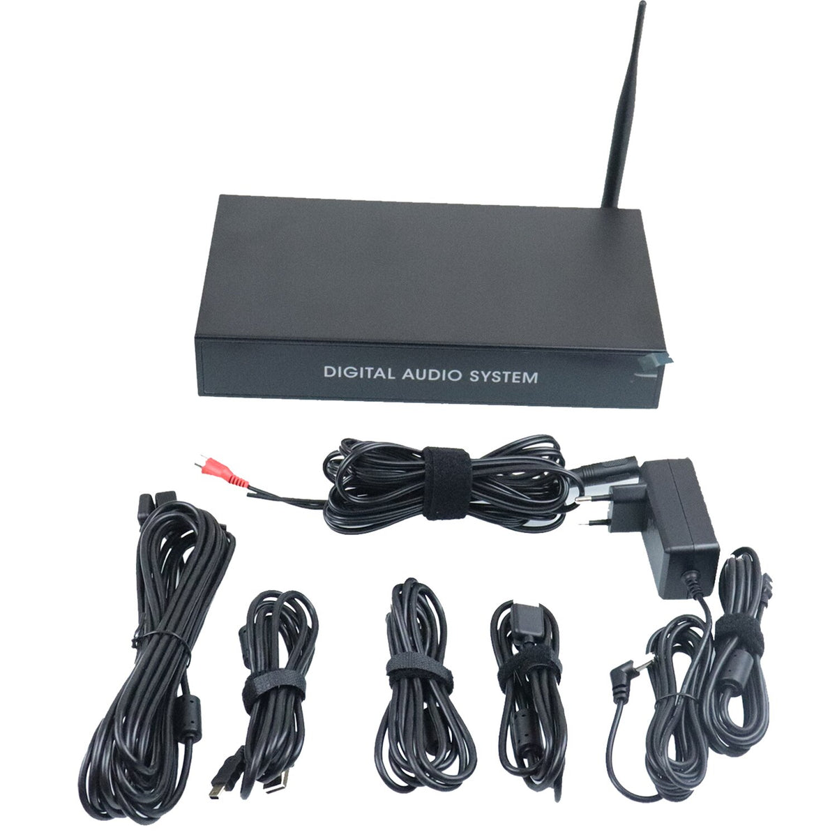 Wireless Audio Conferencing System with 4 Microphones & Processor