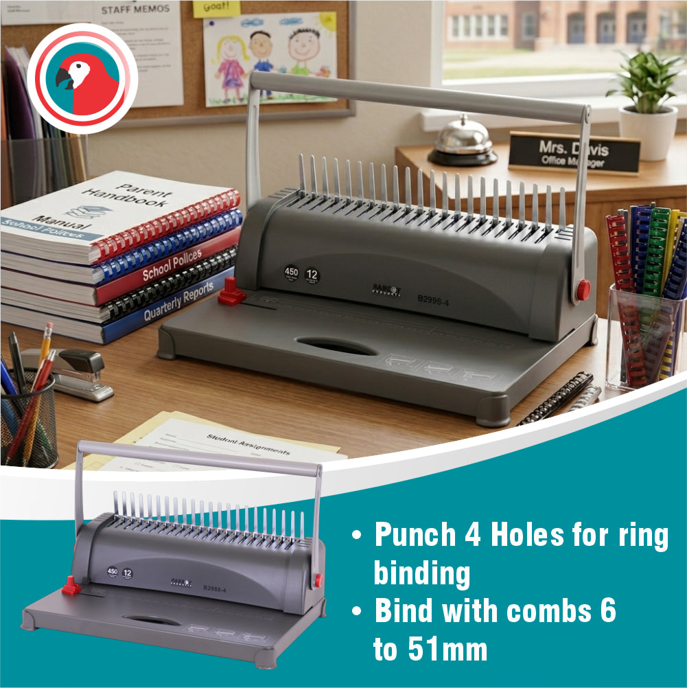 Comb Binding Machine (450 sheets 51mm)