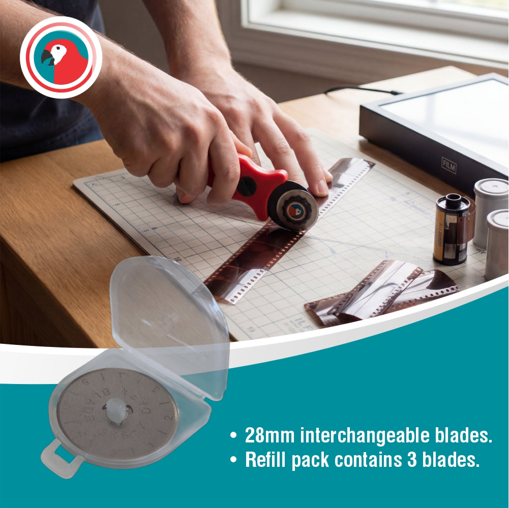 Craft Knife Rotary Blades 28mm Straight