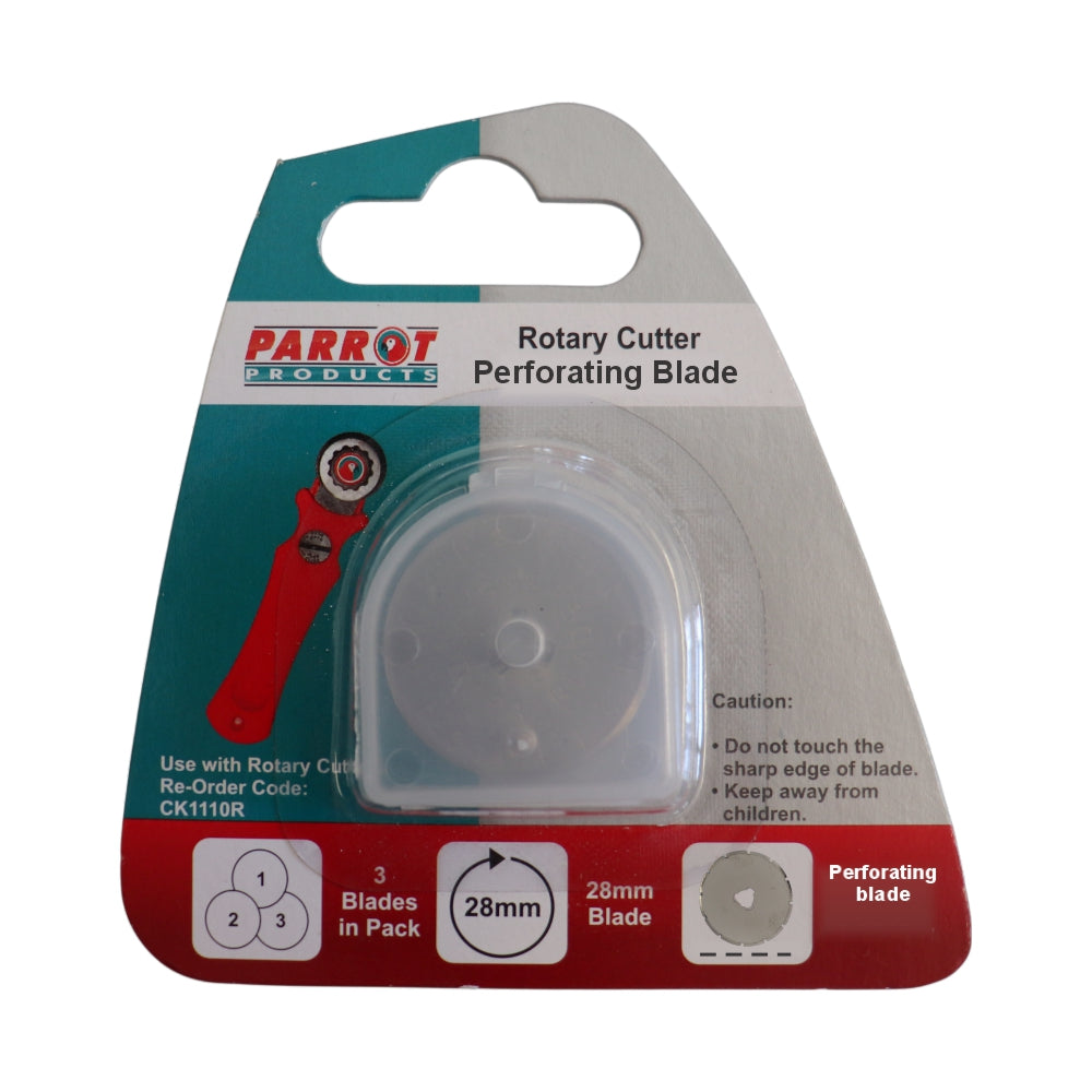 Craft Knife Rotary Blades 28mm Perforate