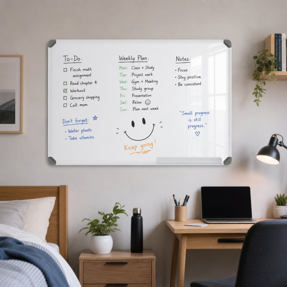 Parrot Products Slimline Non-Magnetic Whiteboard (900*600mm - Retail)