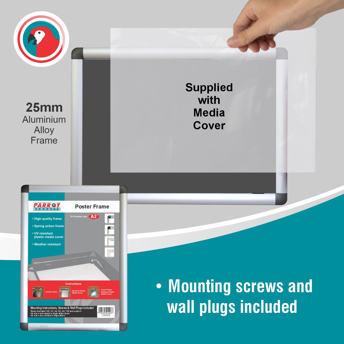 Poster Frame (A2 - 655*480mm - Plastic Corner)