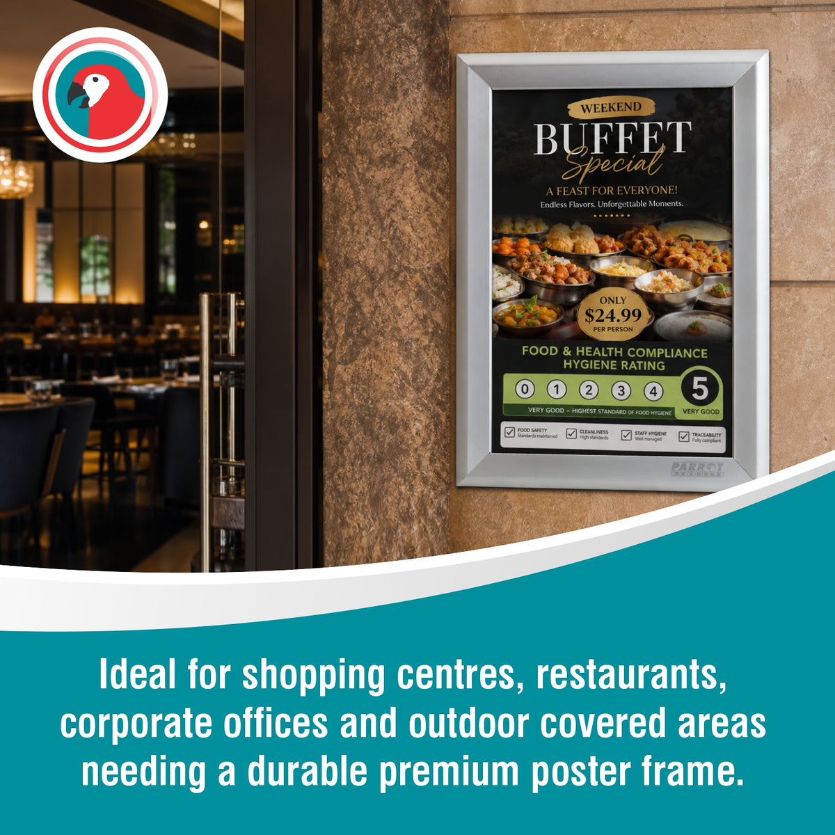 Poster Frame (A3 - 480*360mm - Single Sided - Mitred Corner)