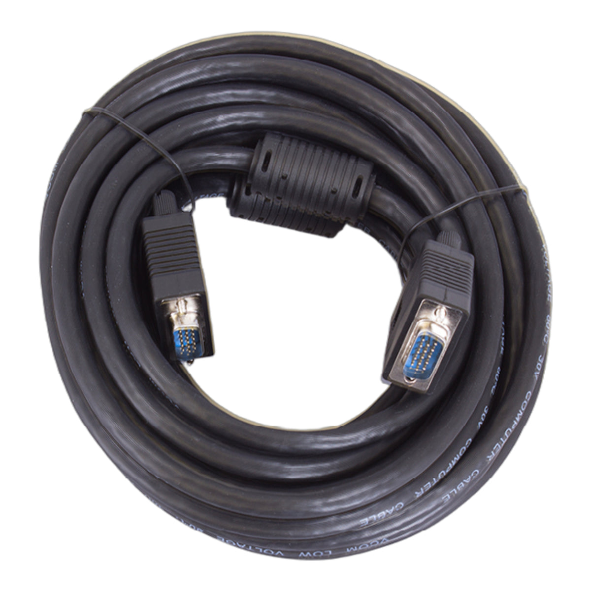 VGA Cable (Two Male VGA Connectors - 10 Meters)