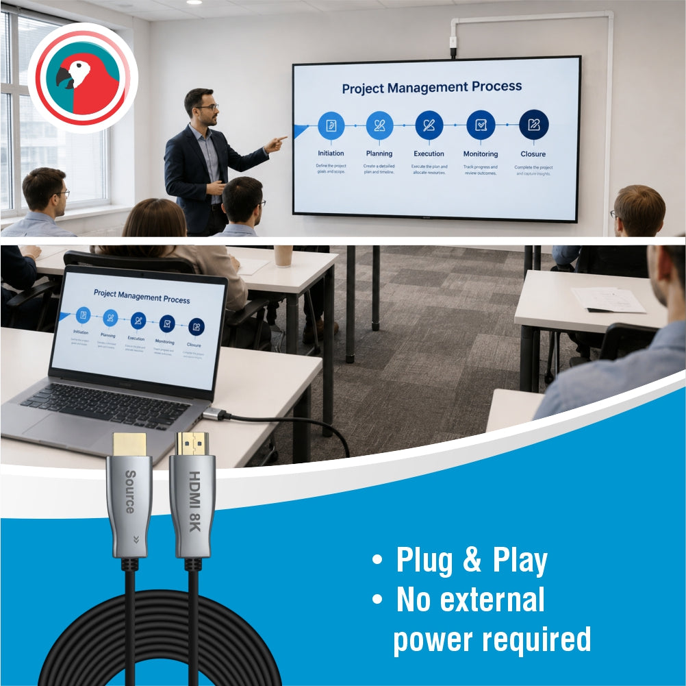 CABLE - HDMI 8K FIBRE 2,1 30 METER