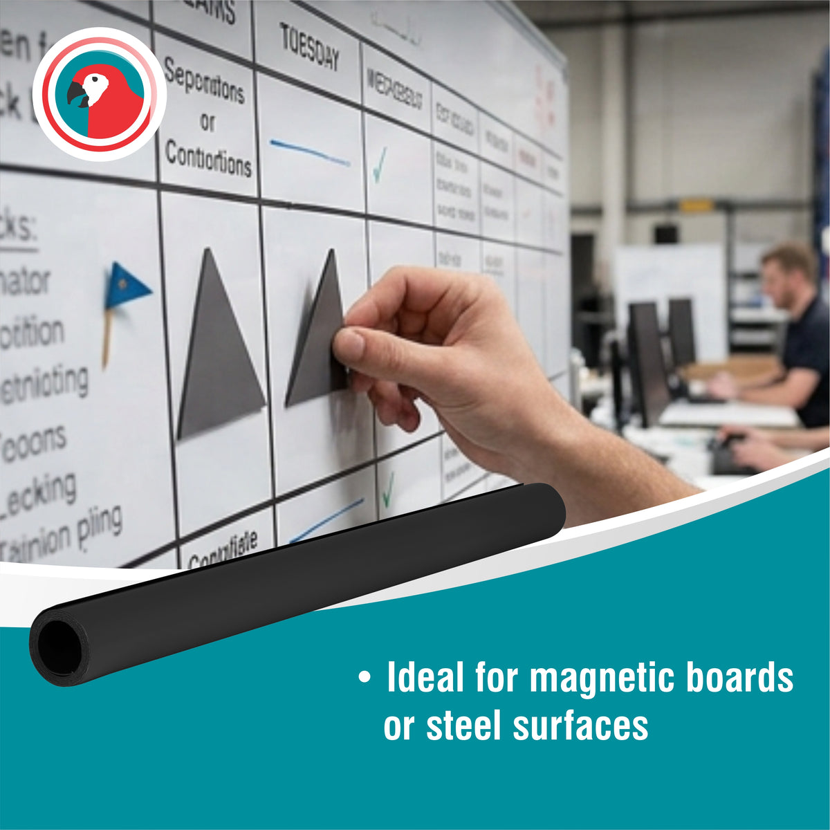 Magnetic Flexible Sheet (1000*610mm - Plain)