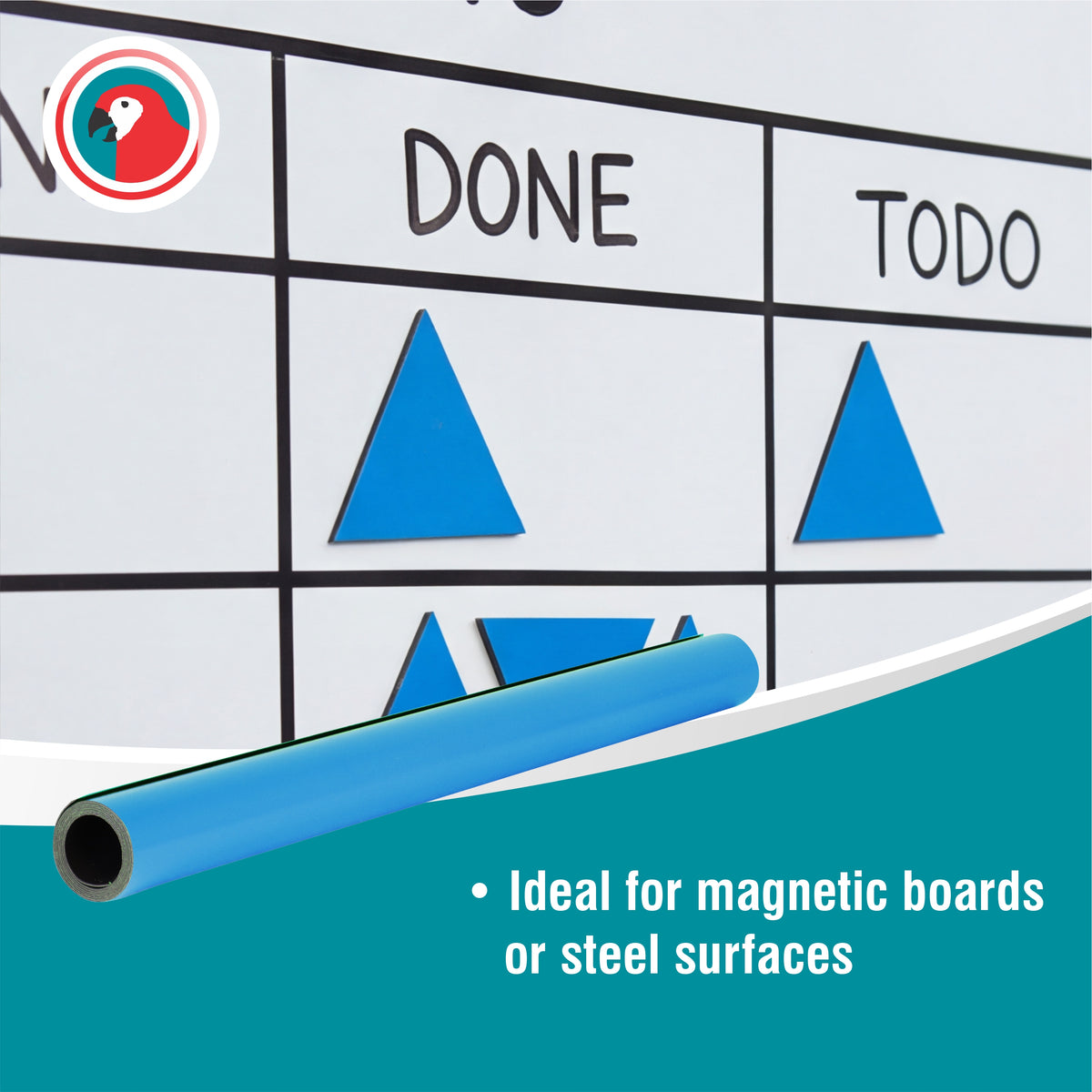 Magnetic Flexible Sheet (1000*610mm - Blue)