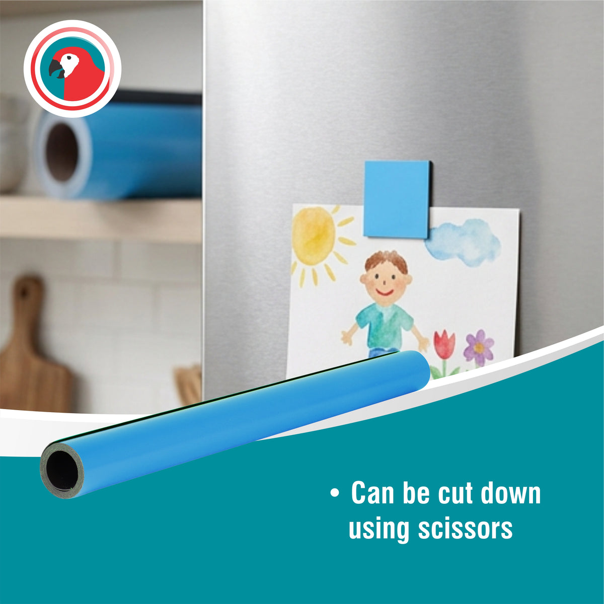 Magnetic Flexible Sheet (1000*610mm - Blue)