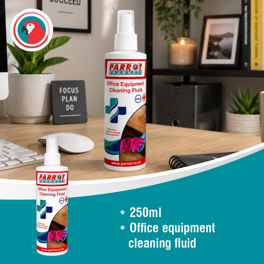 Office Equipment Cleaning Fluid (250ML Uncarded Box of 6)