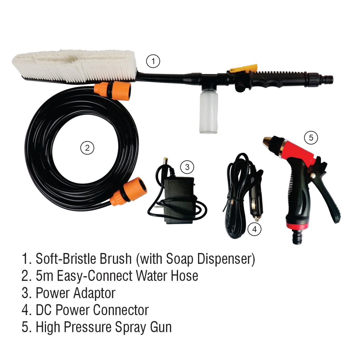 Mobile Rechargeable Watercart 30L Portable Cleaning Water Supply System