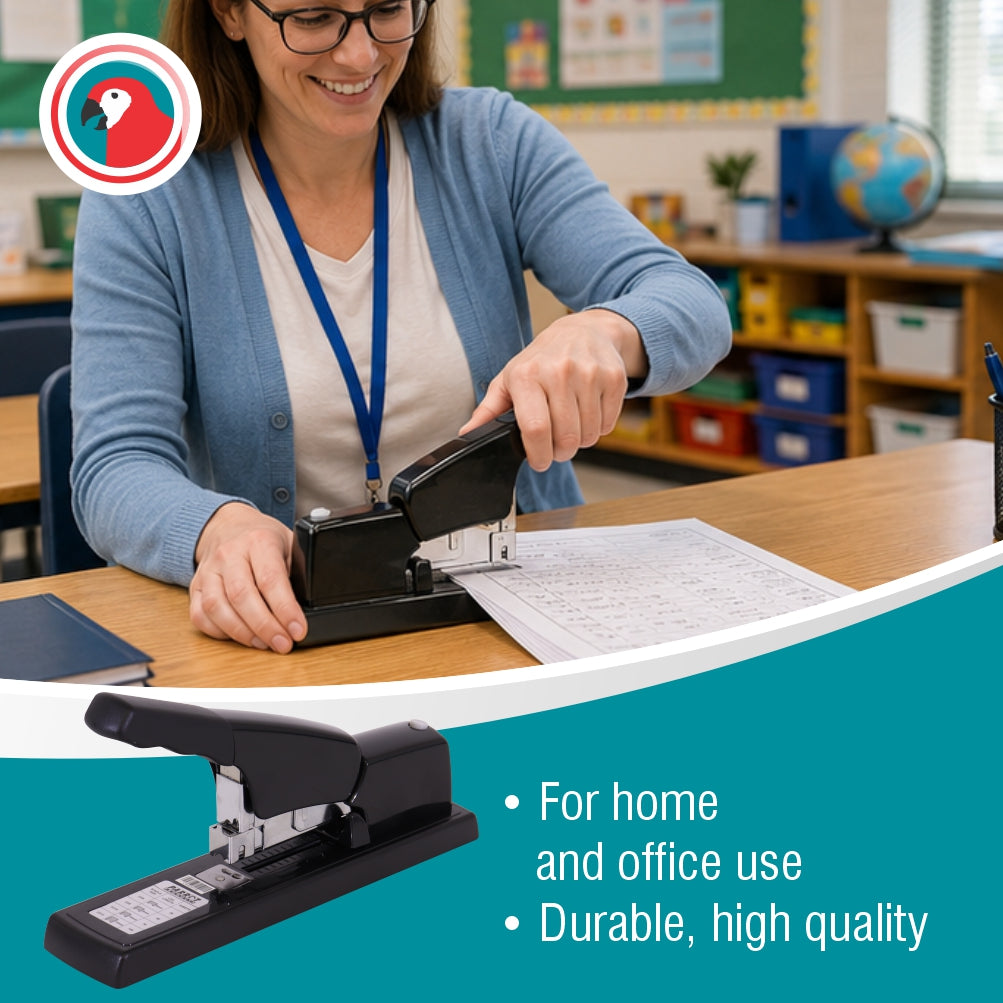 Heavy Duty Stapler 100*(23/6 23/13) Black 100 Pages